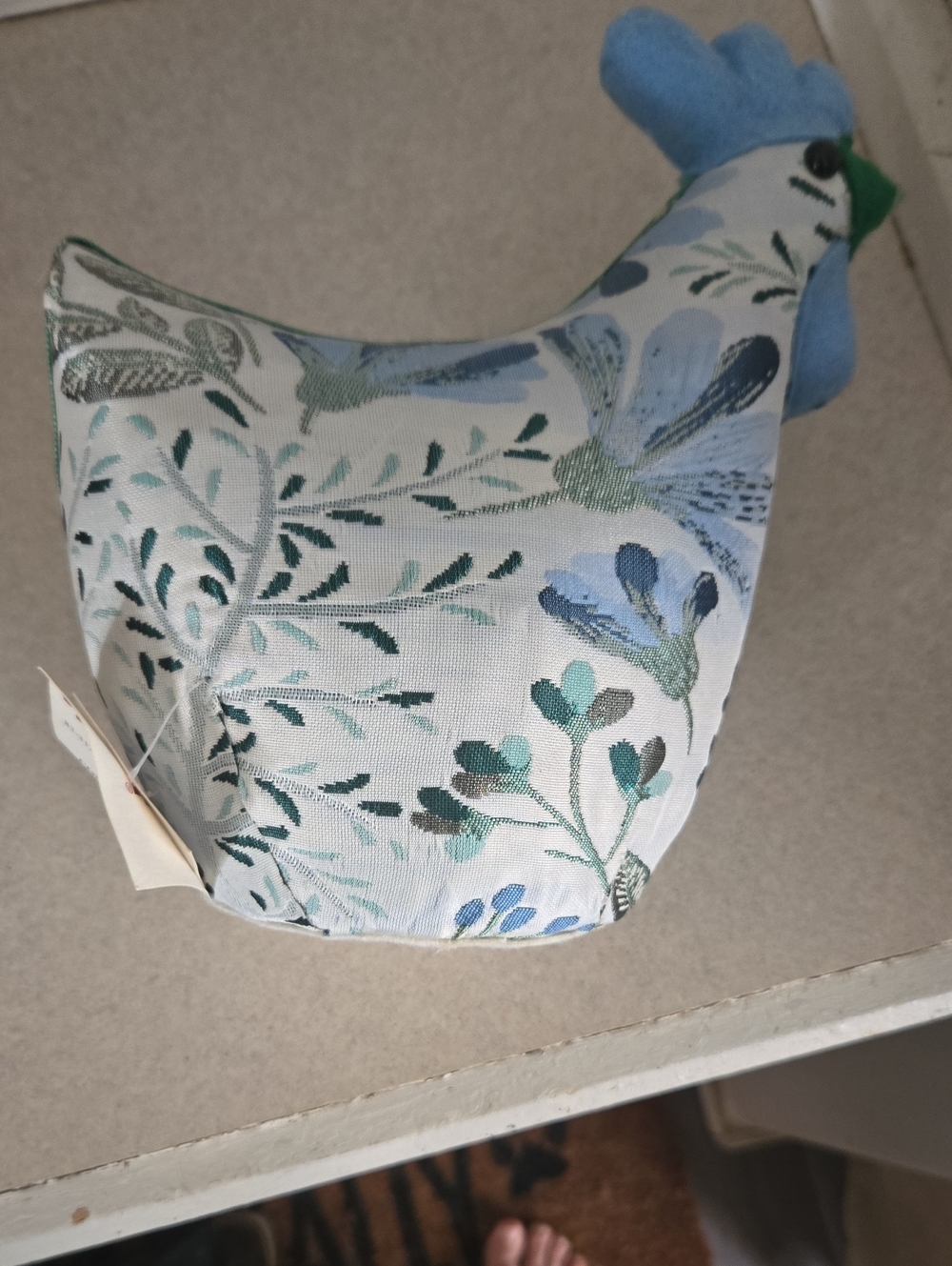 Floral Blue Fabric Women’s Bag - Blue